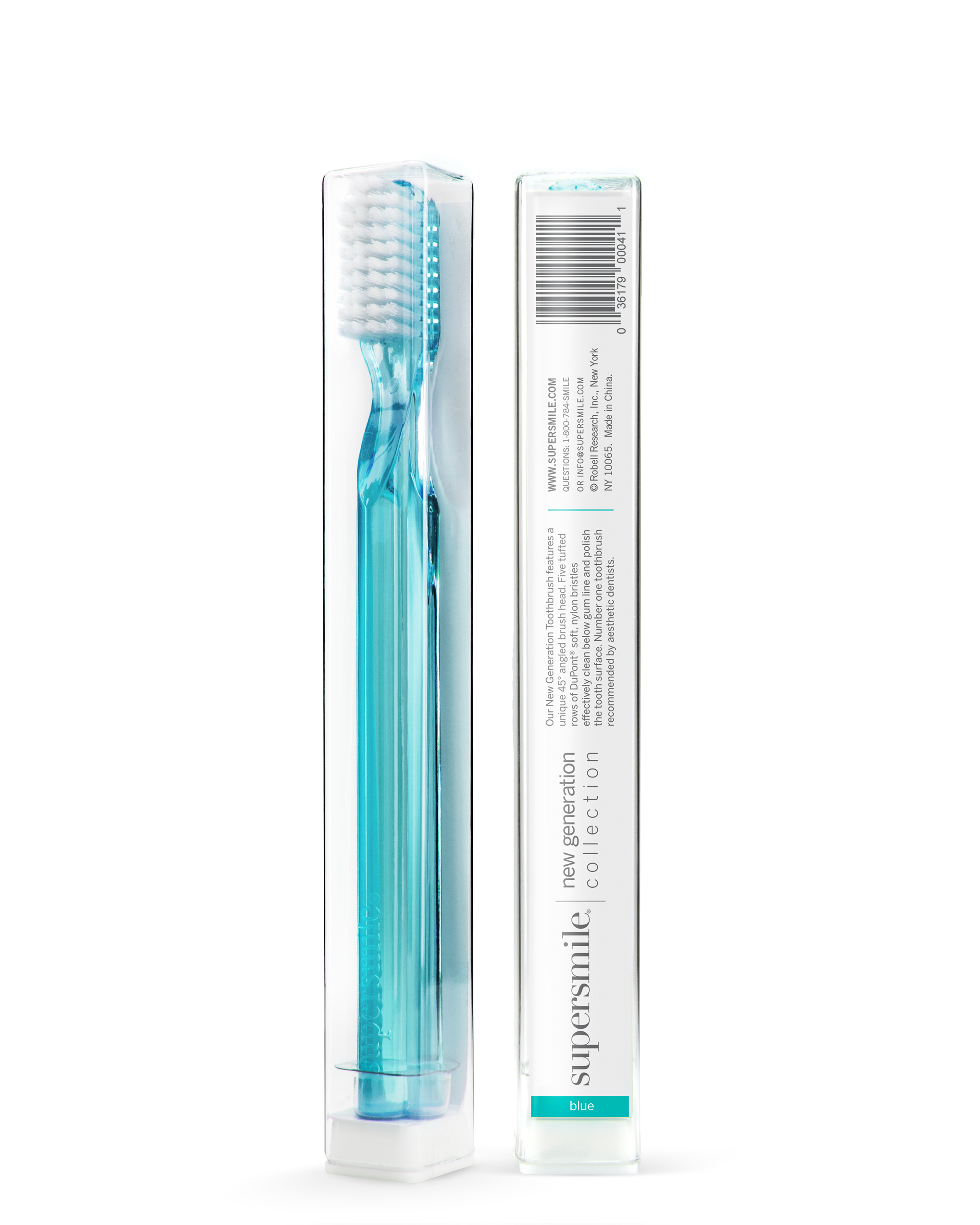 New Generation 45° Blue Toothbrush + Box