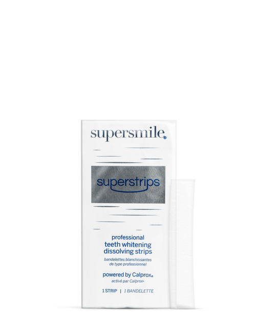 superstrips - professional teeth whitening dissolving strips Box + Strip