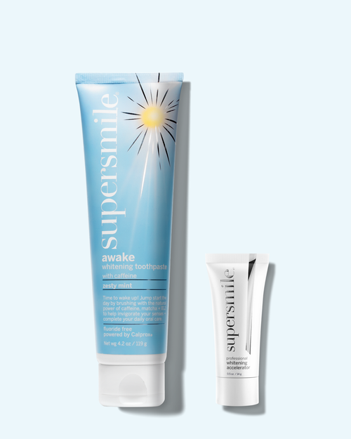 awake toothpaste + accelerator