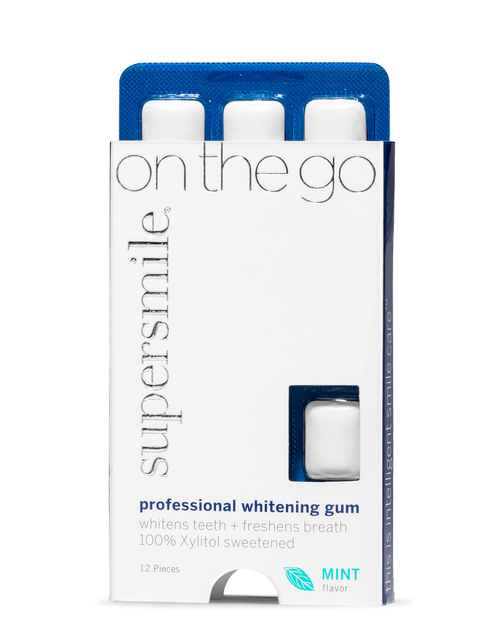 On-The-Go Teeth Whitening Gum Open Package