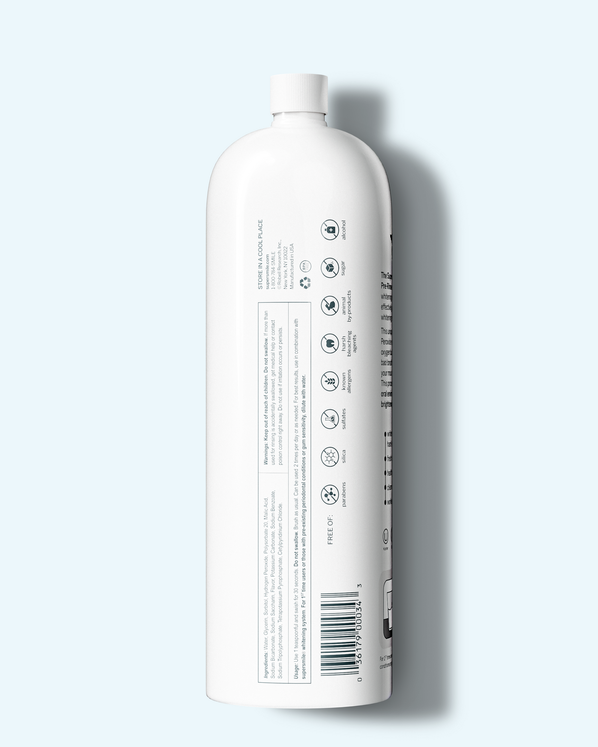 whitening pre-rinse