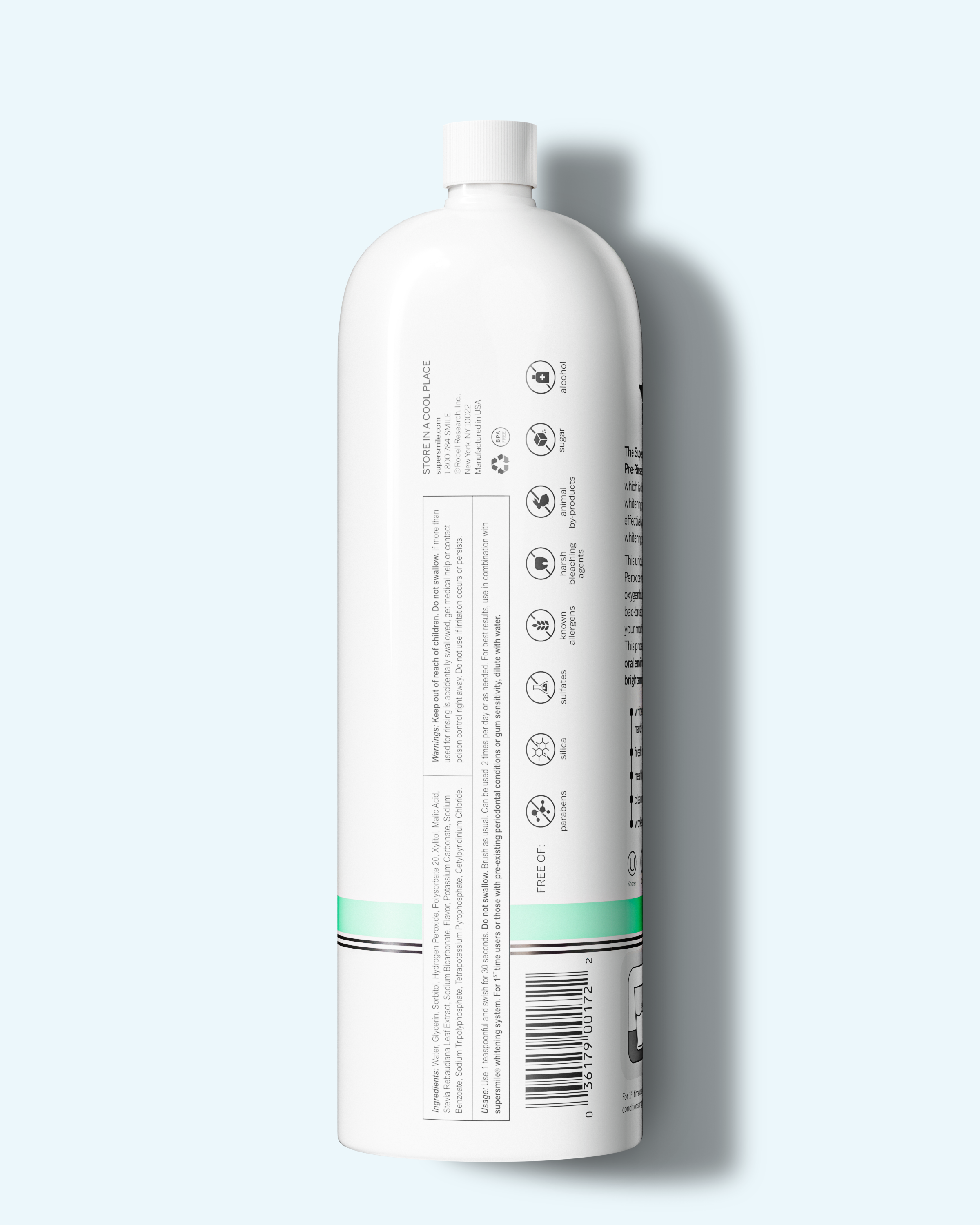 extra whitening pre-rinse