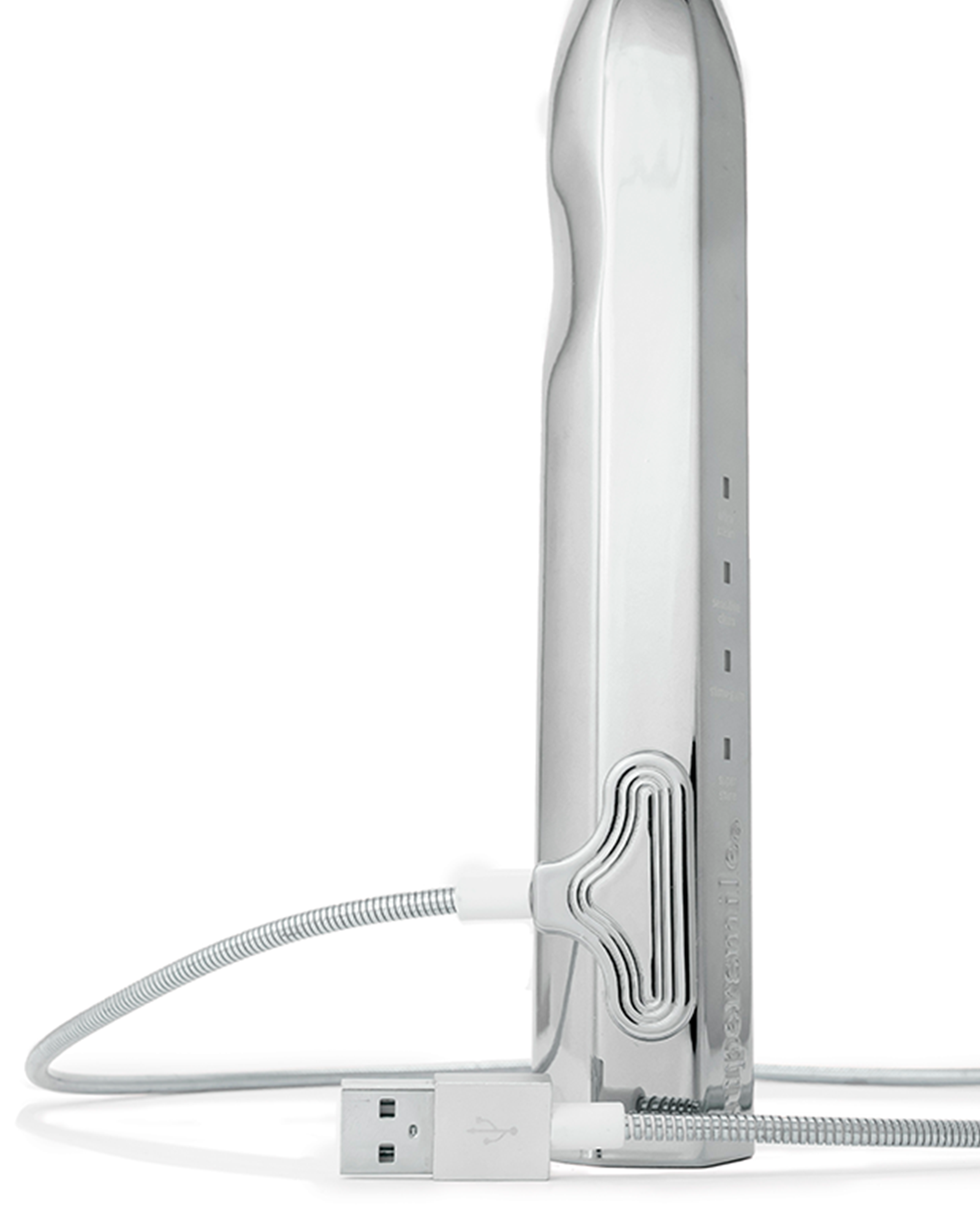 Silver Sonic-Toothbrush, Magnetic Charger