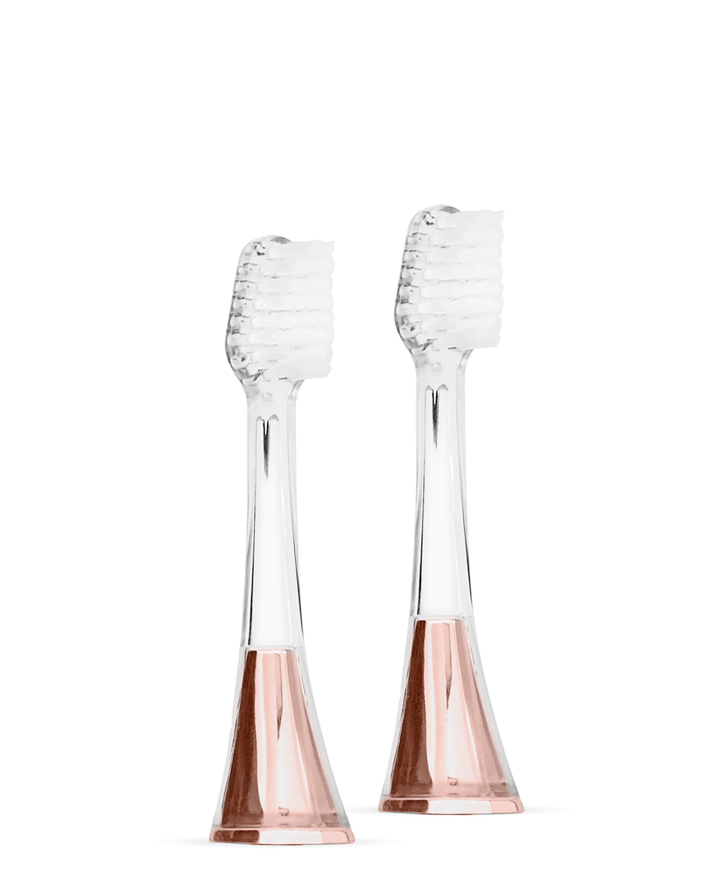 Zina45™ Replacement Brush Heads Rose Gold