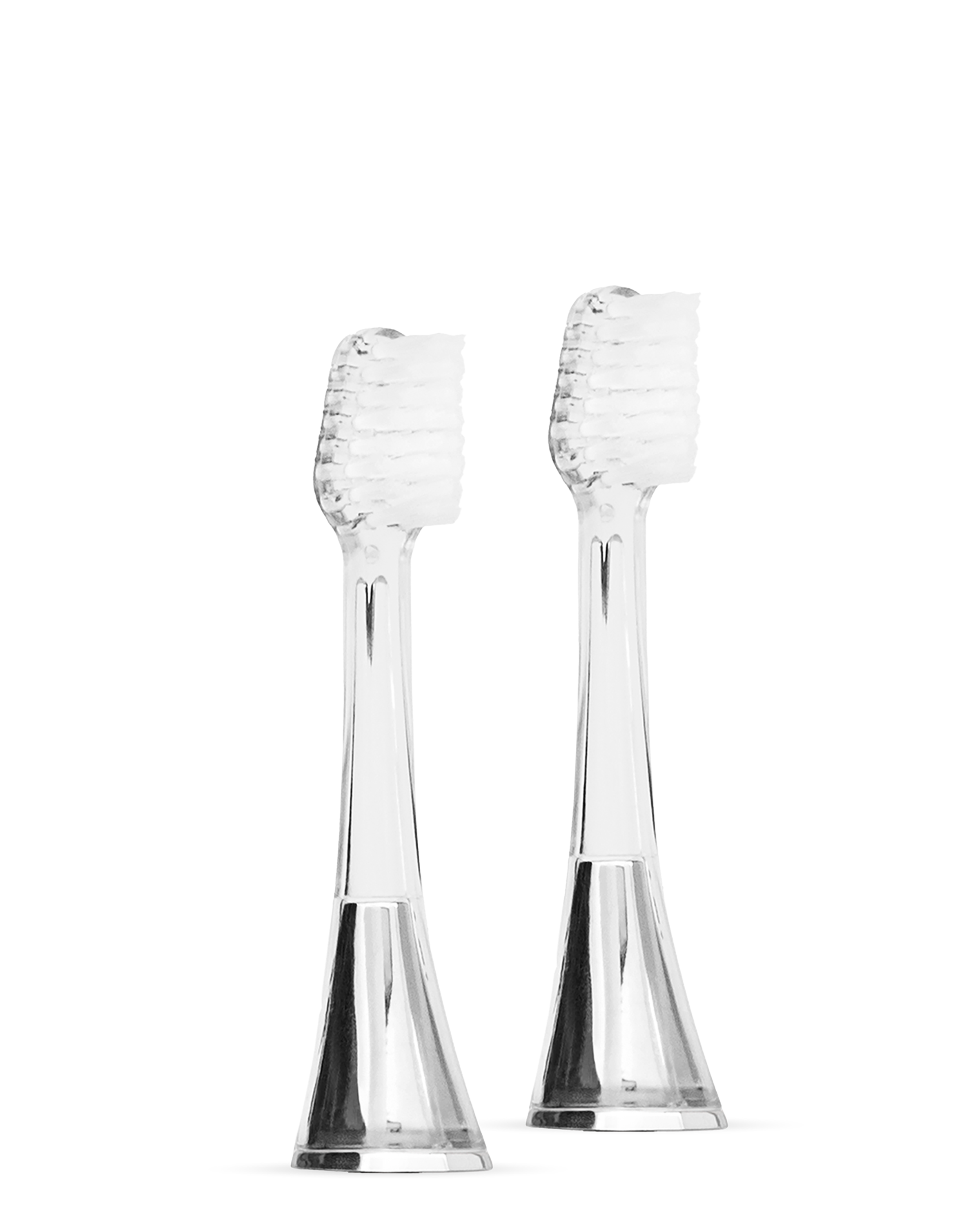 Zina45™ Replacement Brush Heads Silver