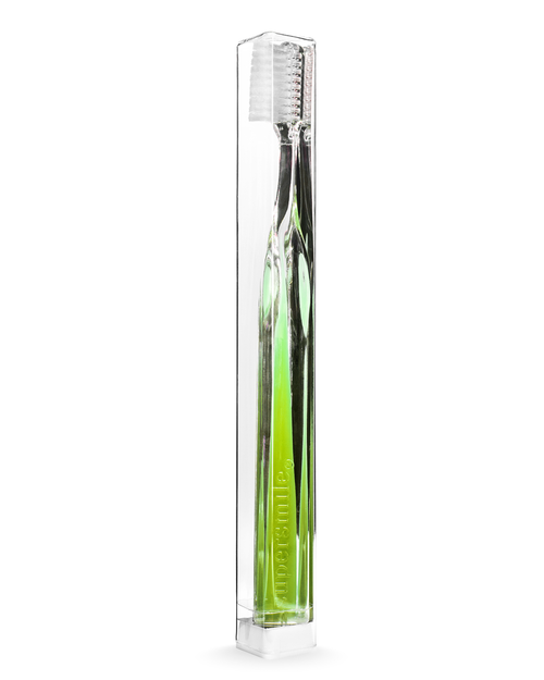 Crystal Collection 45º Green Toothbrush Box