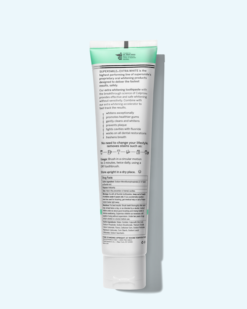 2.5 oz extra white toothpaste