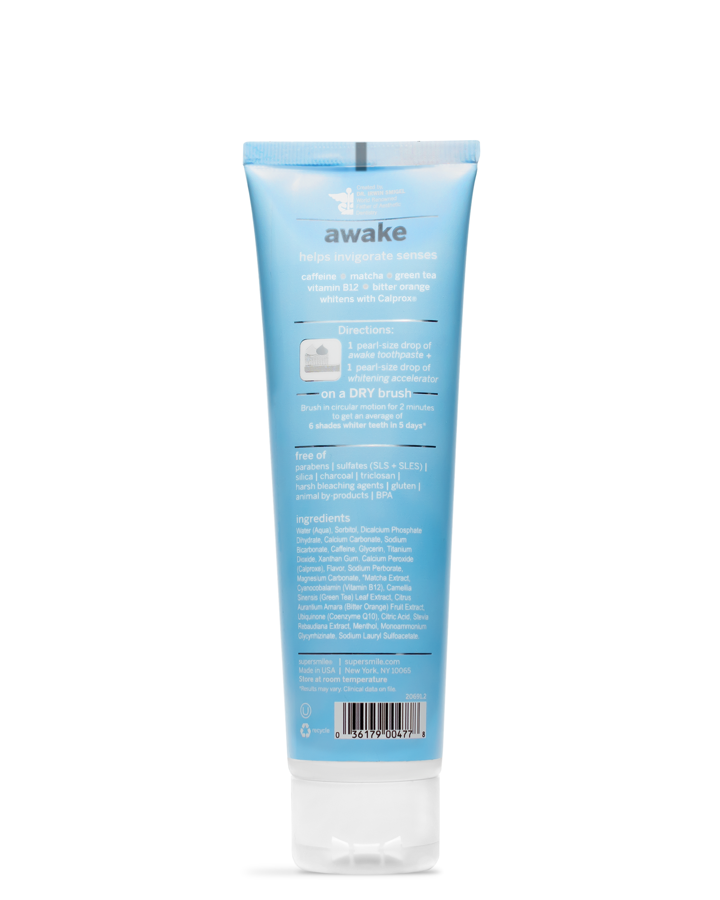 Awake Whitening Toothpaste Information
