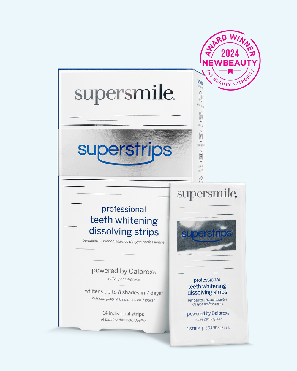 professional teeth whitening strips | fast dissolving | Supersmile ...