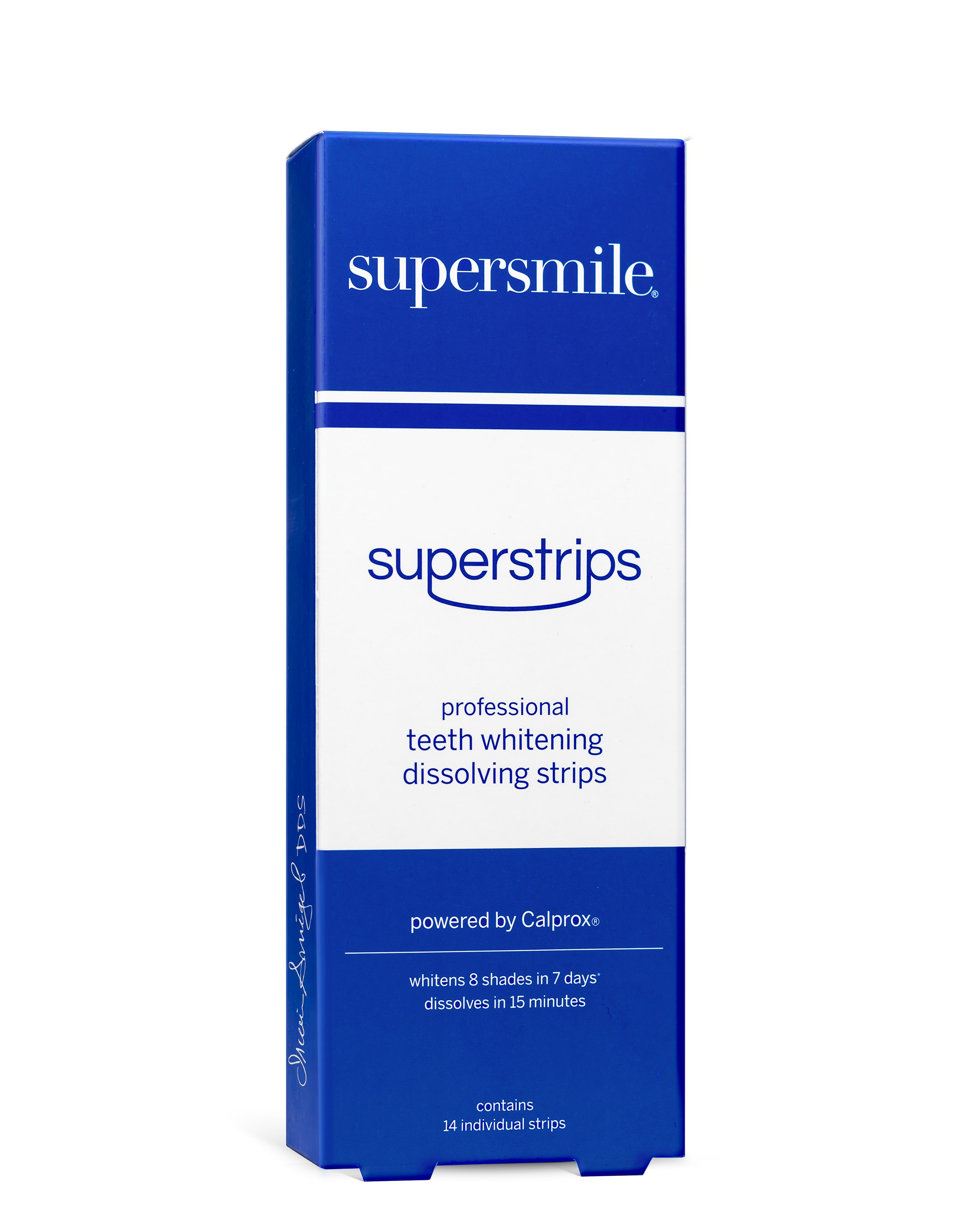 superstrips - teeth whitening dissolving strips