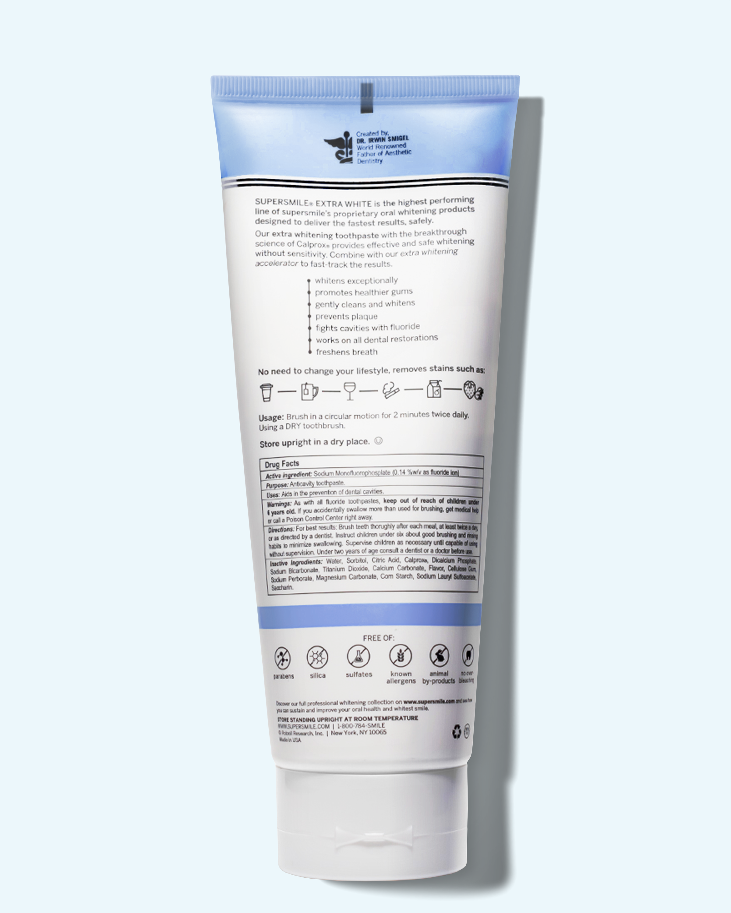 refreshmint extra whitening toothpaste
