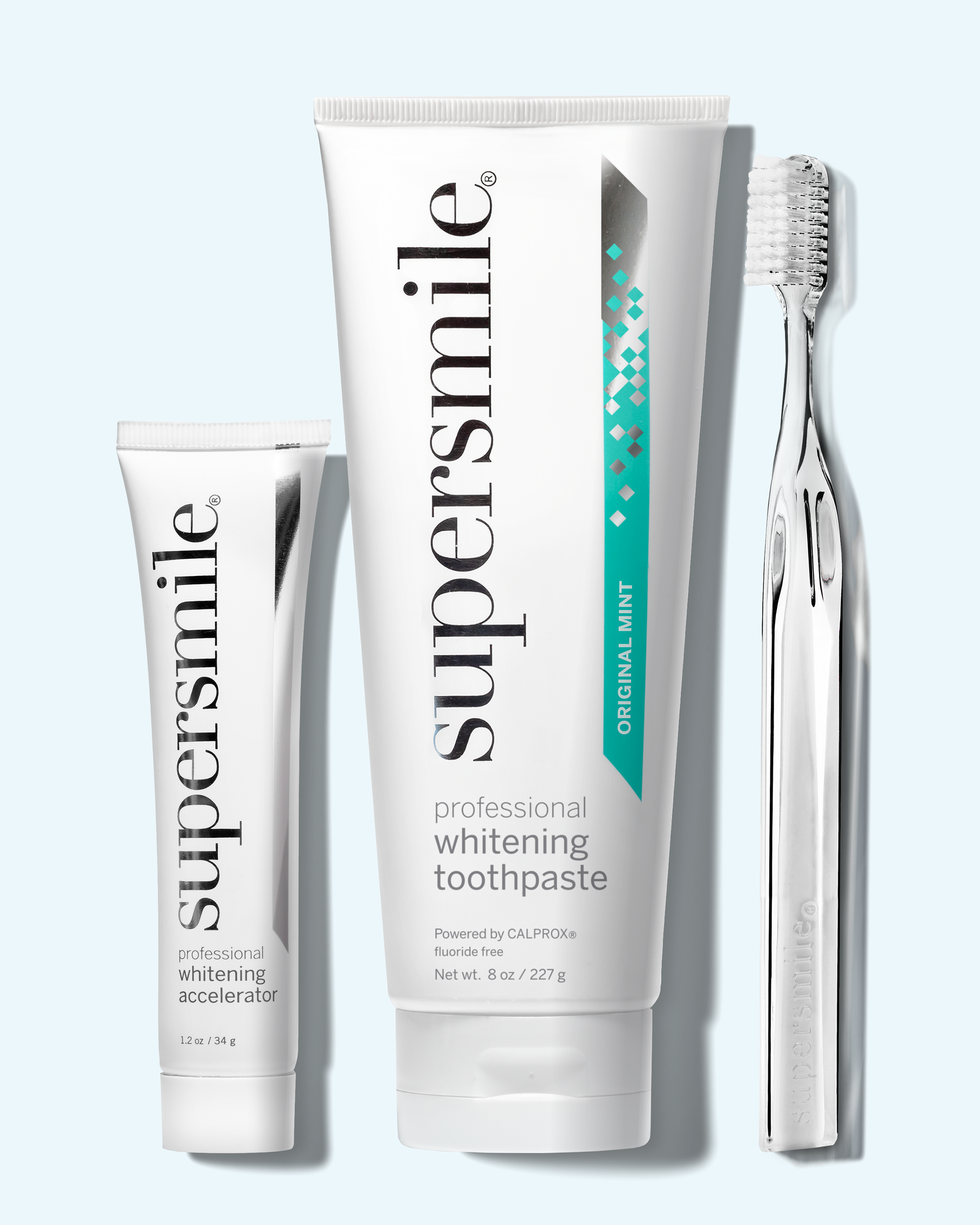 Fluoride Free Toothpaste, Accelerator & Crystal Collection Toothbrush