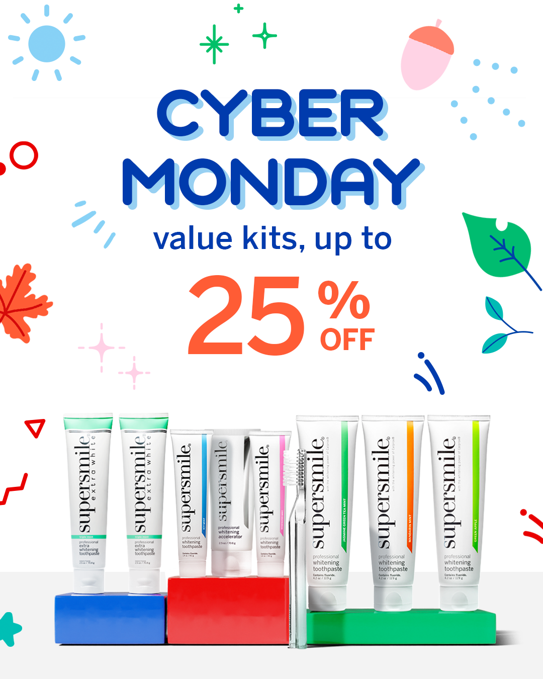 Cyber Monday Sale up to 25% off value kits and unmissable items 