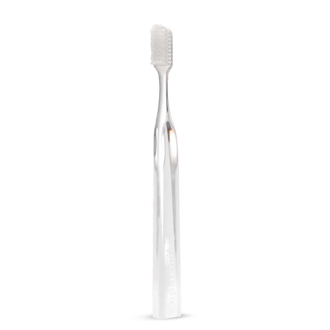 White 45 Degree Crystal Toothbrush