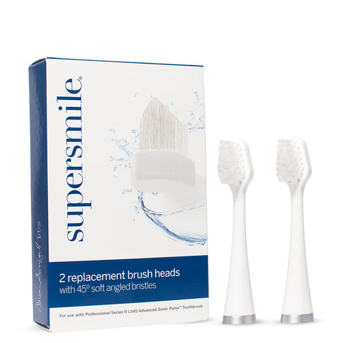 Sonic Toothbrush Replacement 45º Brush Heads - Unique brush head - 2 replacement heads