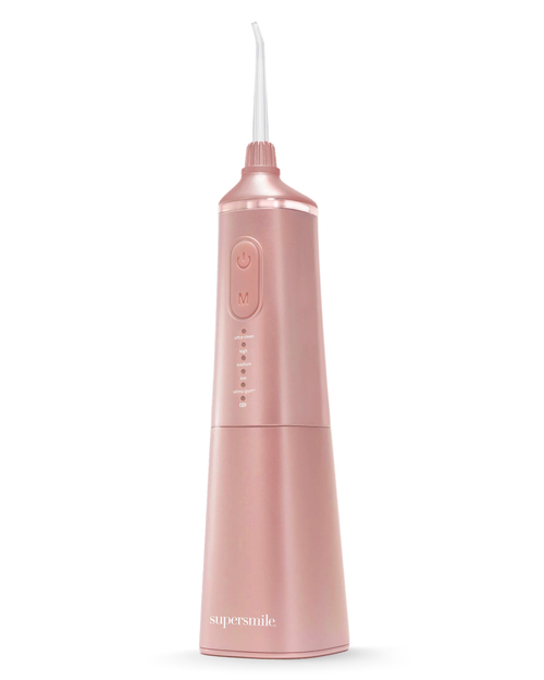 Zina Water Flosser - In rose gold - 360 degree tip rotation